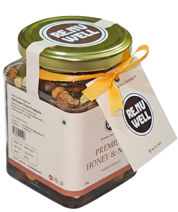 Premium Honey & Nuts Jar